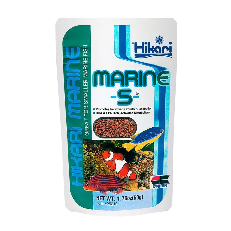 Hikari Marine S Pellets Slow Sinking Fish Food 1.76 oz