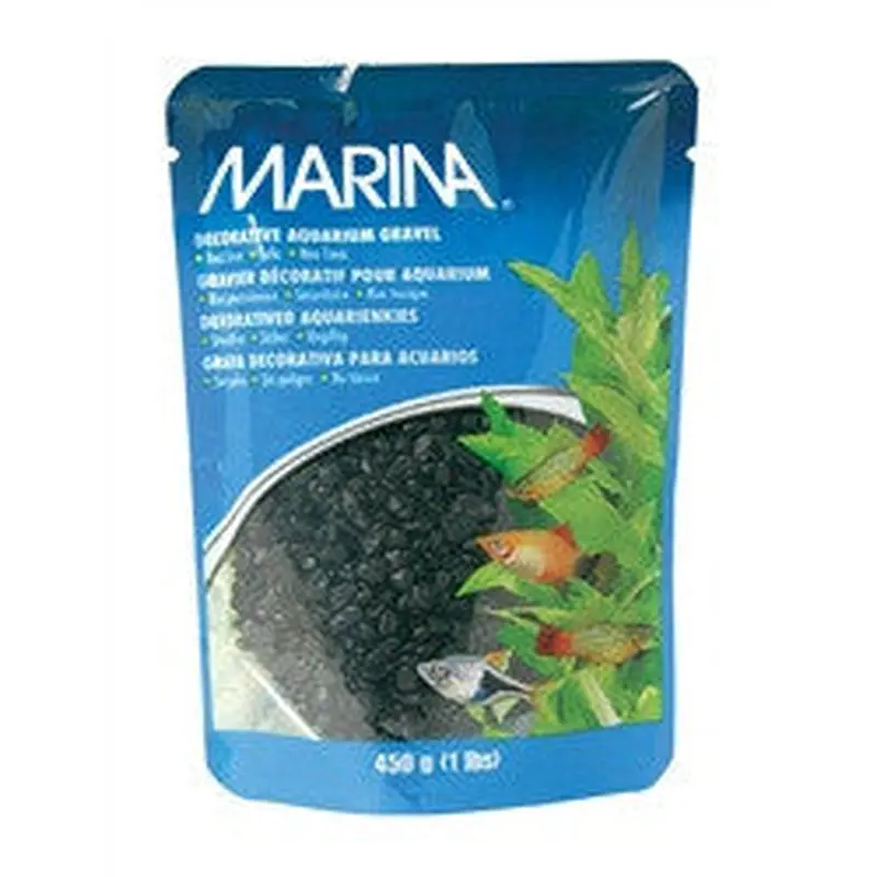 Marina Decorative Gravel 1 Lb, Black 12390