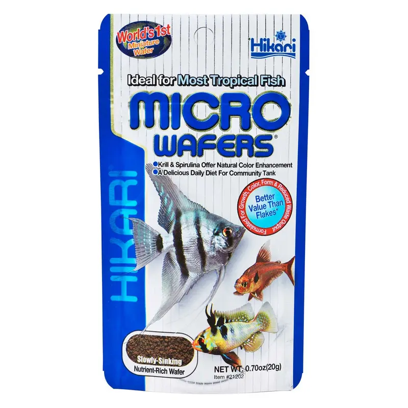 Hikari Tropical Micro Wafers Slow Sinking Wafer Fish Food 0.7 oz