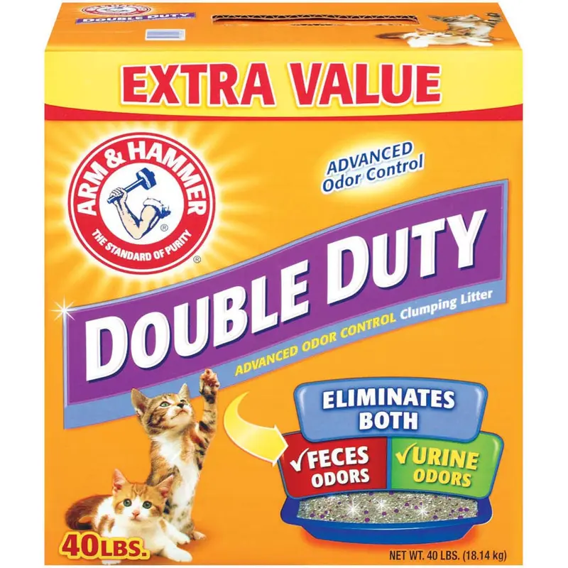 Arm & Hammer Double Duty Clumping Cat Litter 40 lb