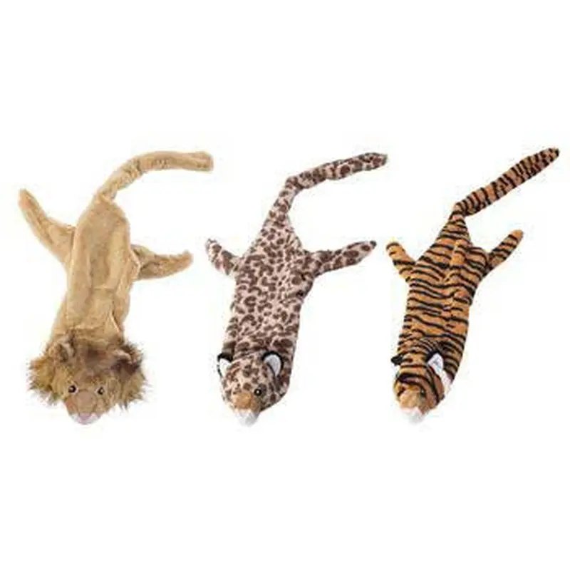 Ethical Skinneeez Plush Jungle Cat Assortment Dog Toy 25" 