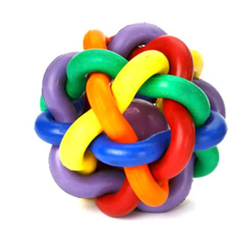 Multipet Nobbly Wobbly Dog Toy Assorted MD 3in