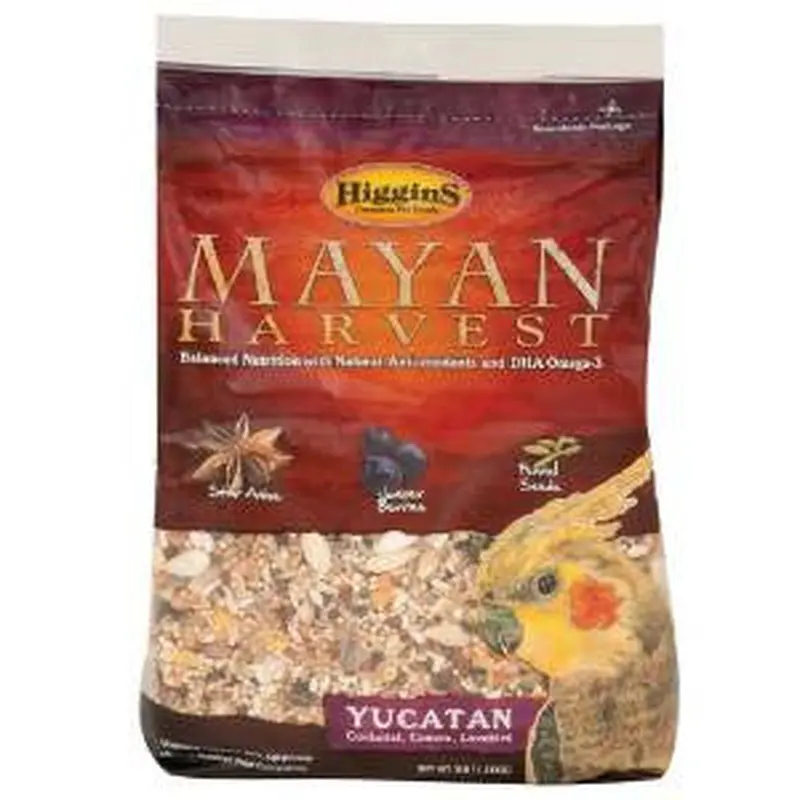 Higgins Mayan Harvest Yucatan Conure/Tiel/Lovebird/Parrotlet 6/3lb 