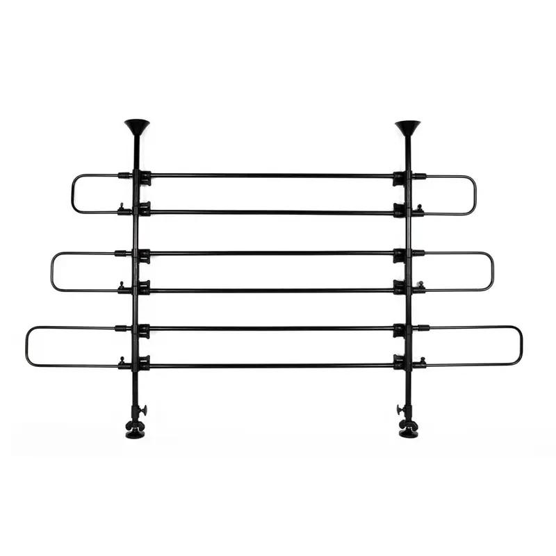 Precision Universal 6-Bar Vehicle Pet Barrier Black One Size