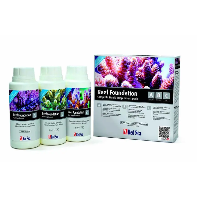 Red Sea Reef Foundation ABC Complete Liquid Supplement Pack