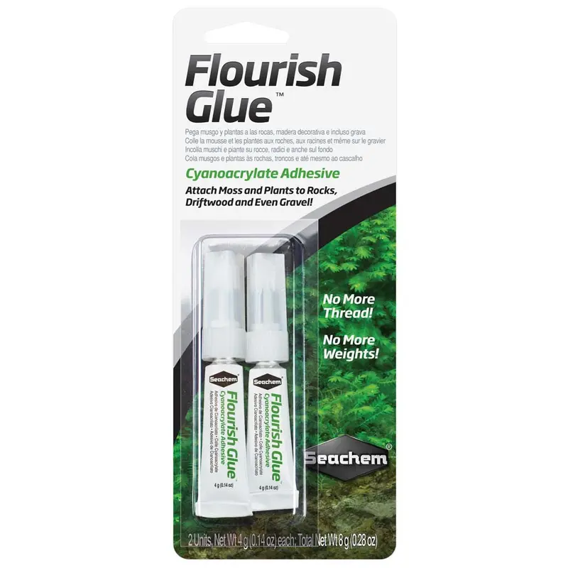 Seachem Flourish Glue Cyanoacrylate Adhesive Clear 4 g