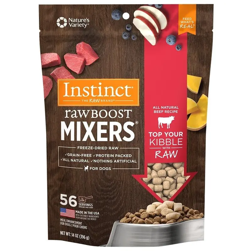 Nature's Variety Raw Boost Mixers Beef Dog 14 oz 