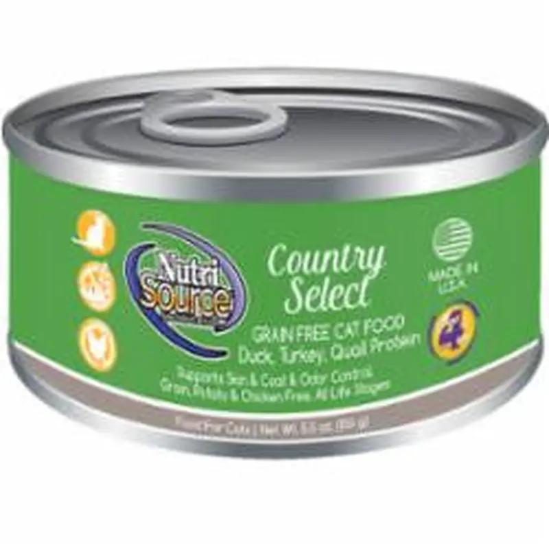 Nutri Source Grain Free Country Select Cat 12/5Z 