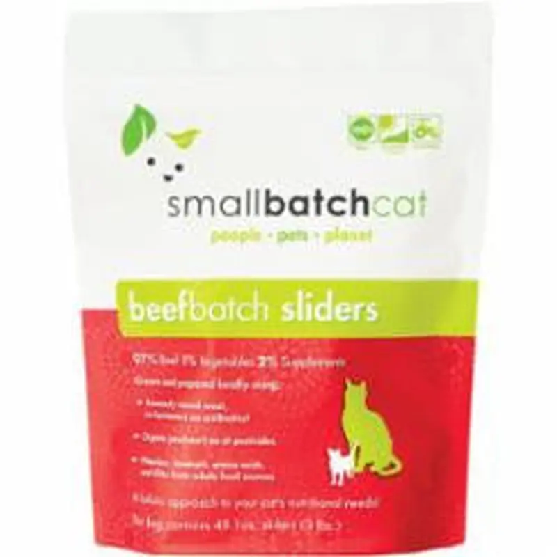 Small Batch Cat Frozen Beef Sliders 3lb 