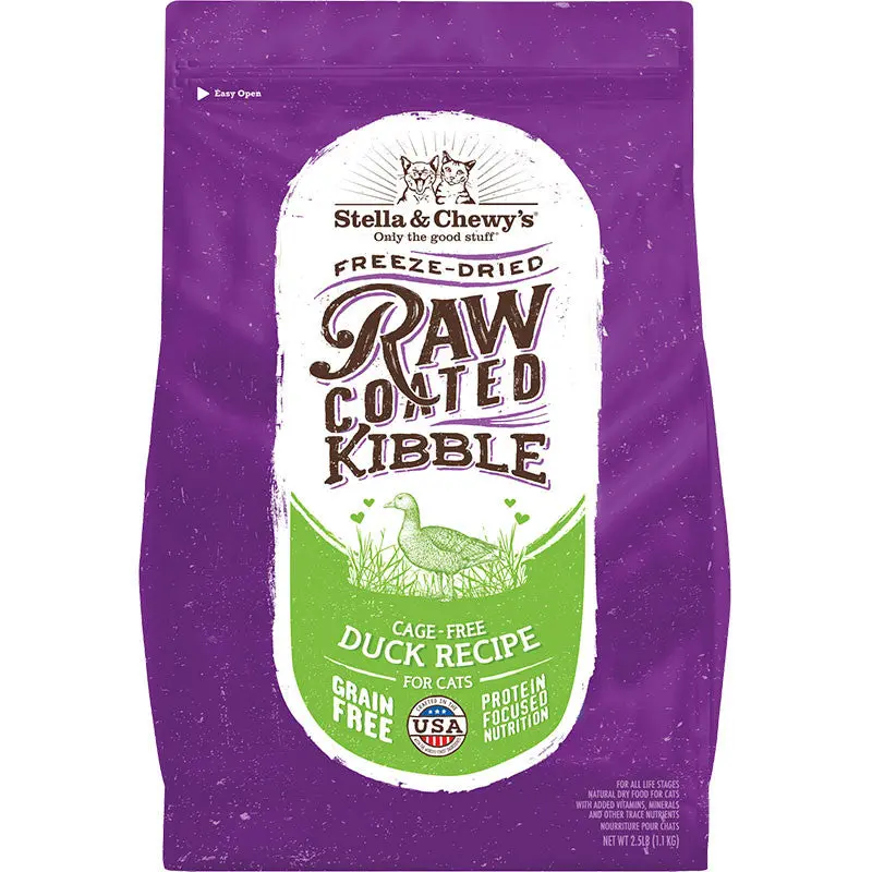Stella & Chewy's Cat Raw Coated Duck 2.5lb