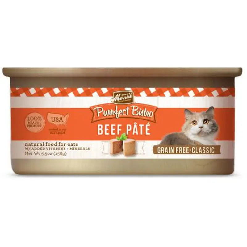 Merrick Purrfect Bistro Beef Pate 24/5.5oz 