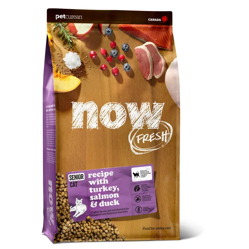 Now Fresh Grain Free Senior Recipe For Cats 16 lb