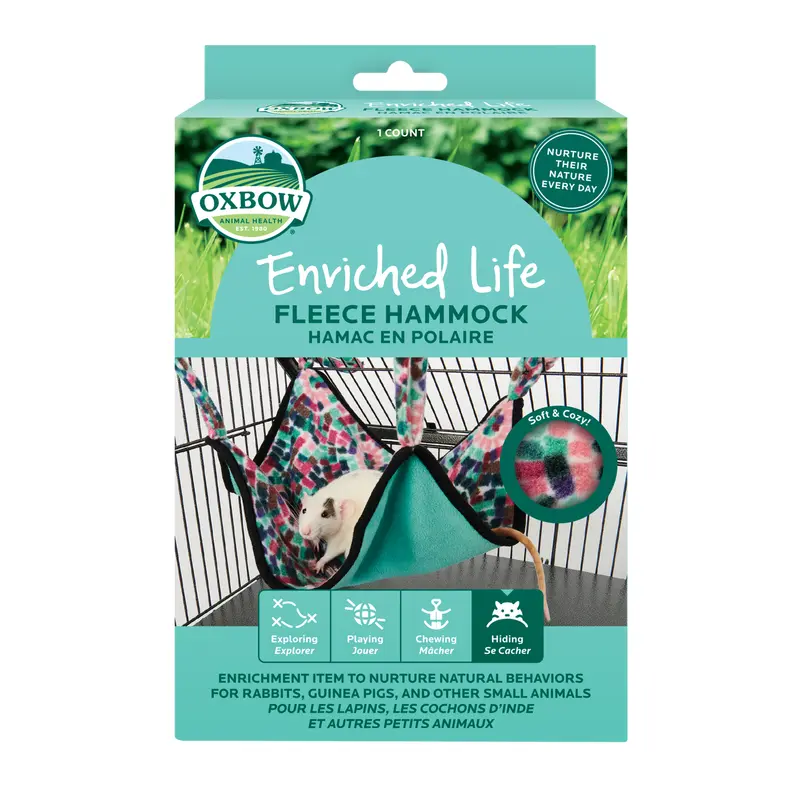 Oxbow Animal Health Enriched Life Small Animal Fleece Hammock One Size