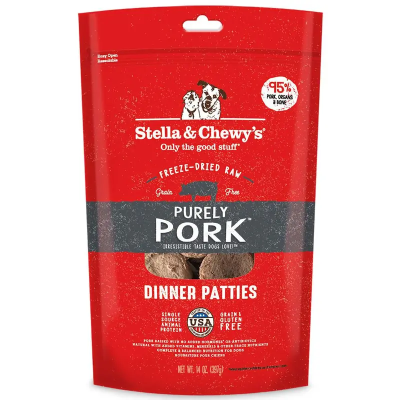 Stella& Chewy's Purely Pork- Dinner Patty 14oz 