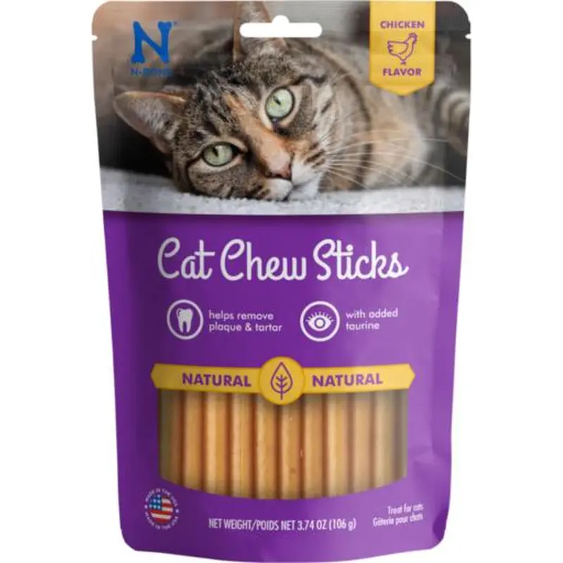 N-Bone Cat Chew Sticks Chicken Flavor 1.87 oz 