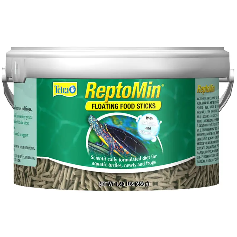 TetraFauna ReptoMin Floating Food Sticks Reptile Dry Food 1.43 lb