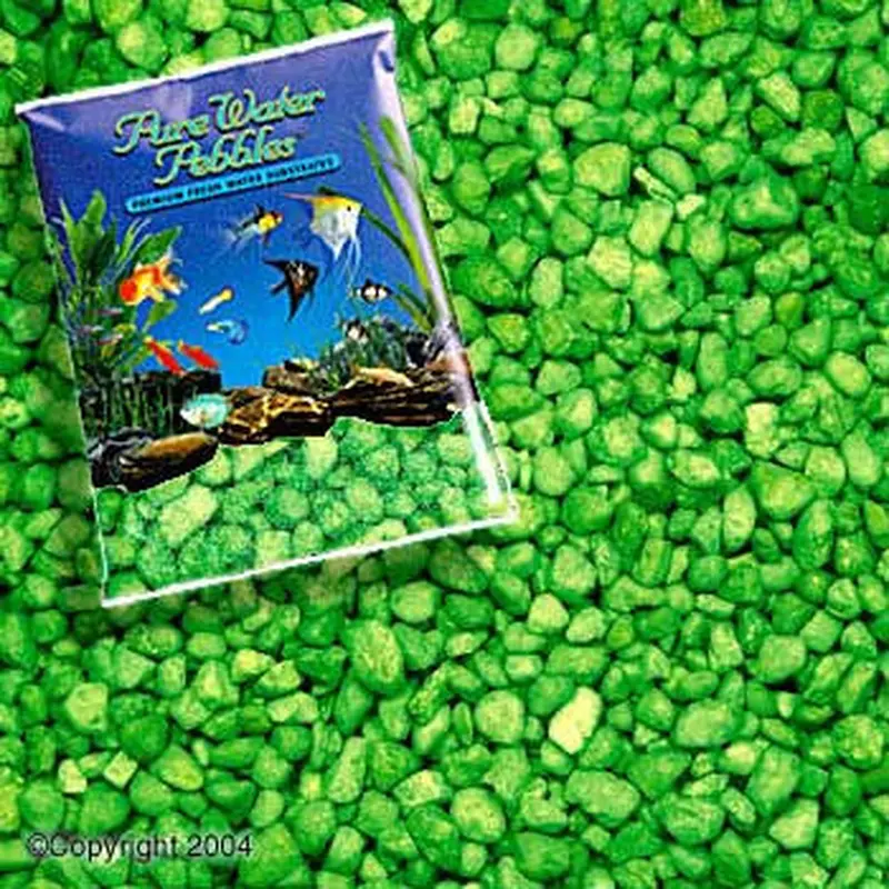World Wide Imports World Wide Neon Pebble 6/5lb Green-78548 