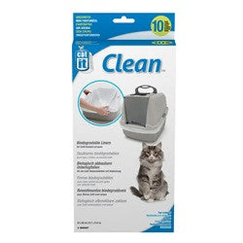 Hagen Hagen Catit Litter Box Liner (39.4 x 20.5)10 Pk 50557U (DD)