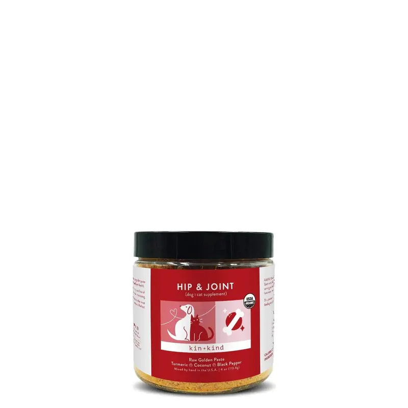 Organic Hip & Joint Supplement for Dogs & Cats Small 4 oz
