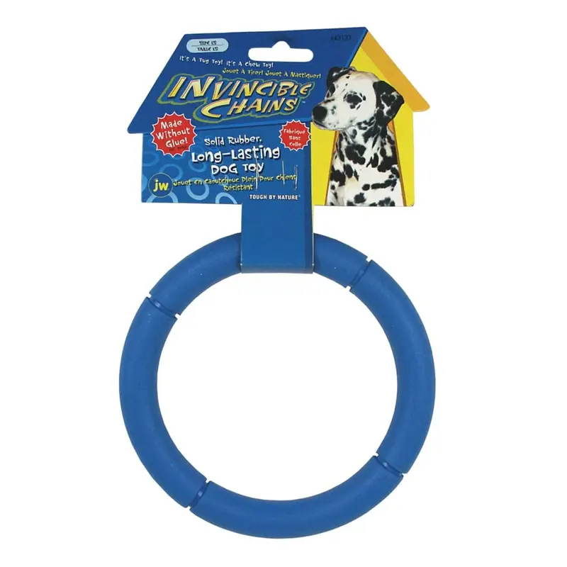JW Pet Invincible Single Chain Dog Toy - Assorted