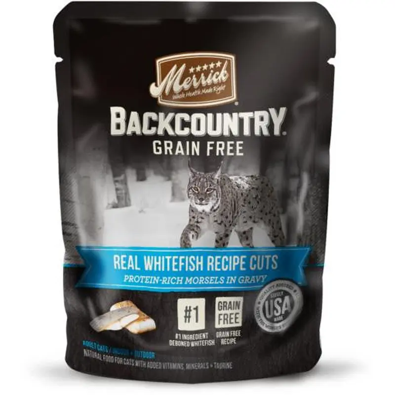 Merrick Backcountry Real Whitefish Cuts Recipe Cat 24/3 oz 