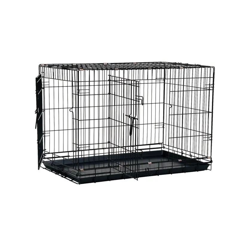Precision 2 Door Great Crate for Dog Black 42 in