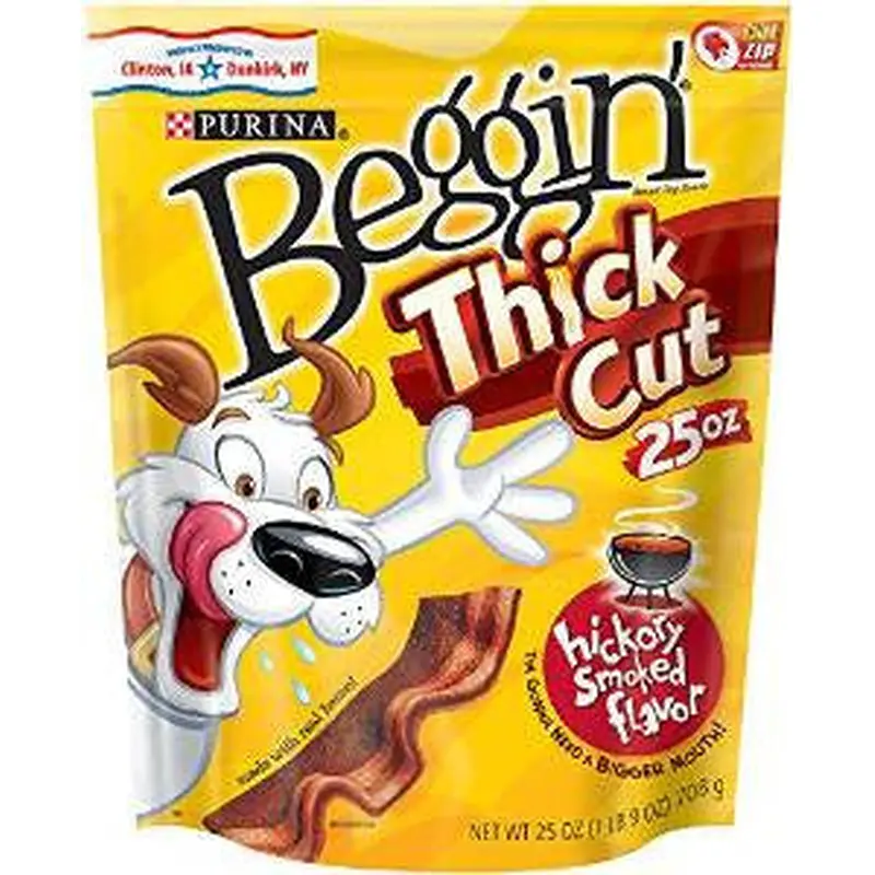 Beggin Strips Thick Hickory 4/25oz 