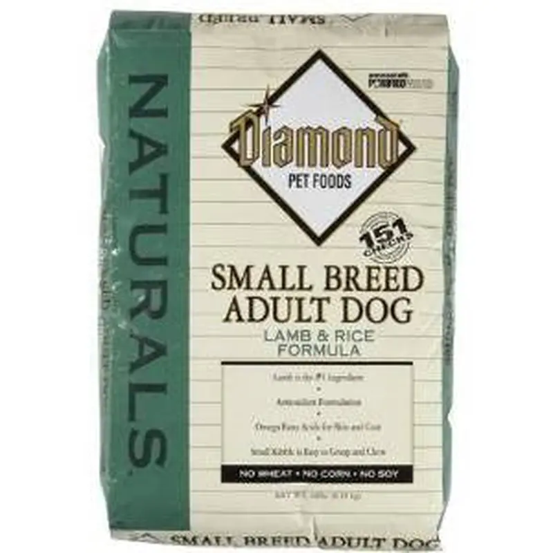 Diamond Naturals Small Breed Lamb and Rice Dog Food-18-lb-
