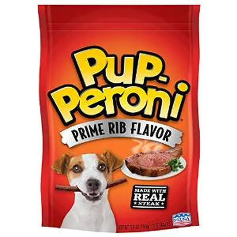 Pupperoni Prime Rib Dog Treat 8/5.6z 