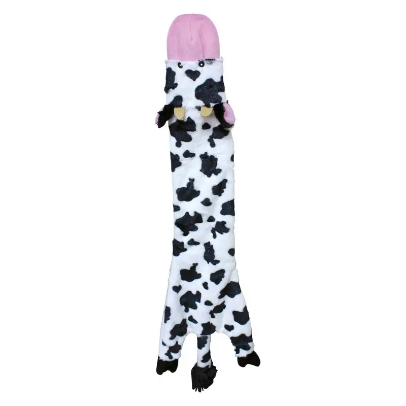 Skinneeez Crinkler Dog Toy Cow 23 in