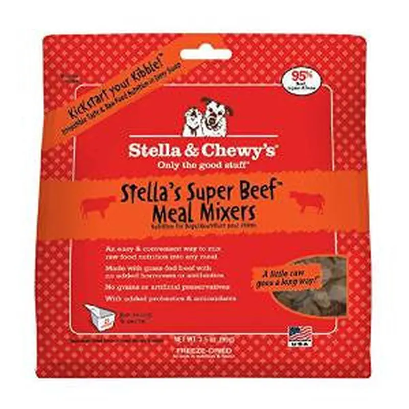 Stella & Chewy's Freeze-Dried Stella's Super Beef Meal Mixers - 18 oz. 