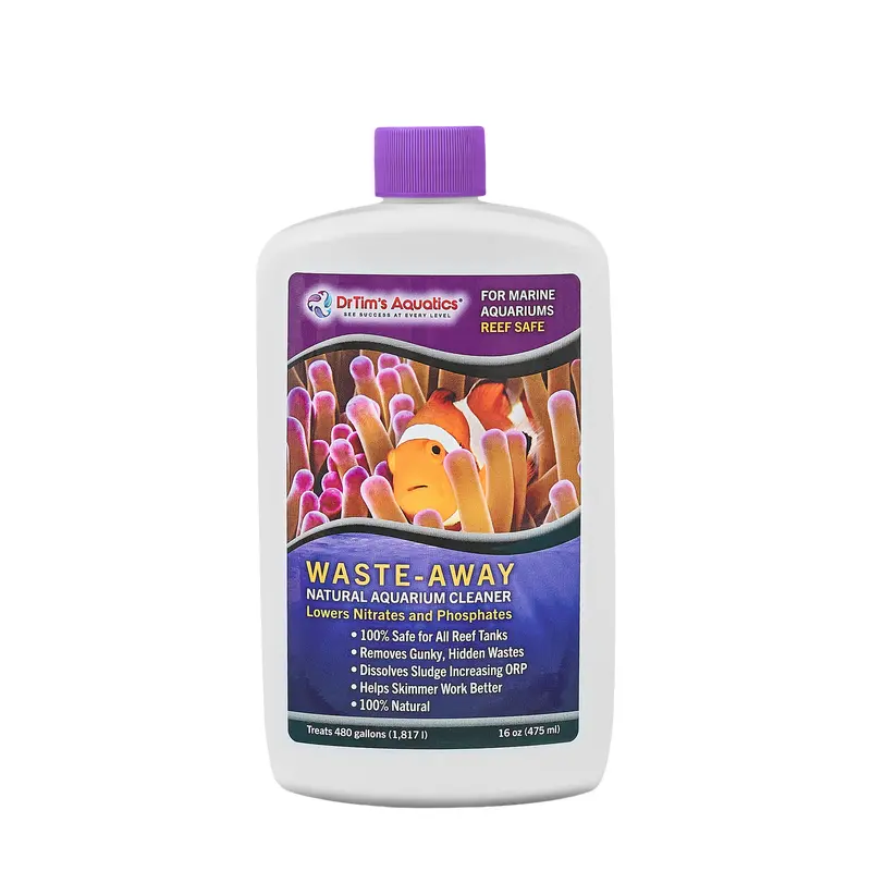 Dr. Tim's Aquatics Waste-Away Natural Aquarium Cleaner for Reef Aquarium 16 fl. oz