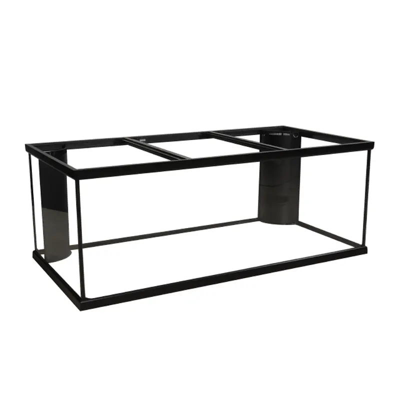 Marineland Double Corner-Flo Rectangular Aquarium Black 180 gallon 72x24x24 in SD-3