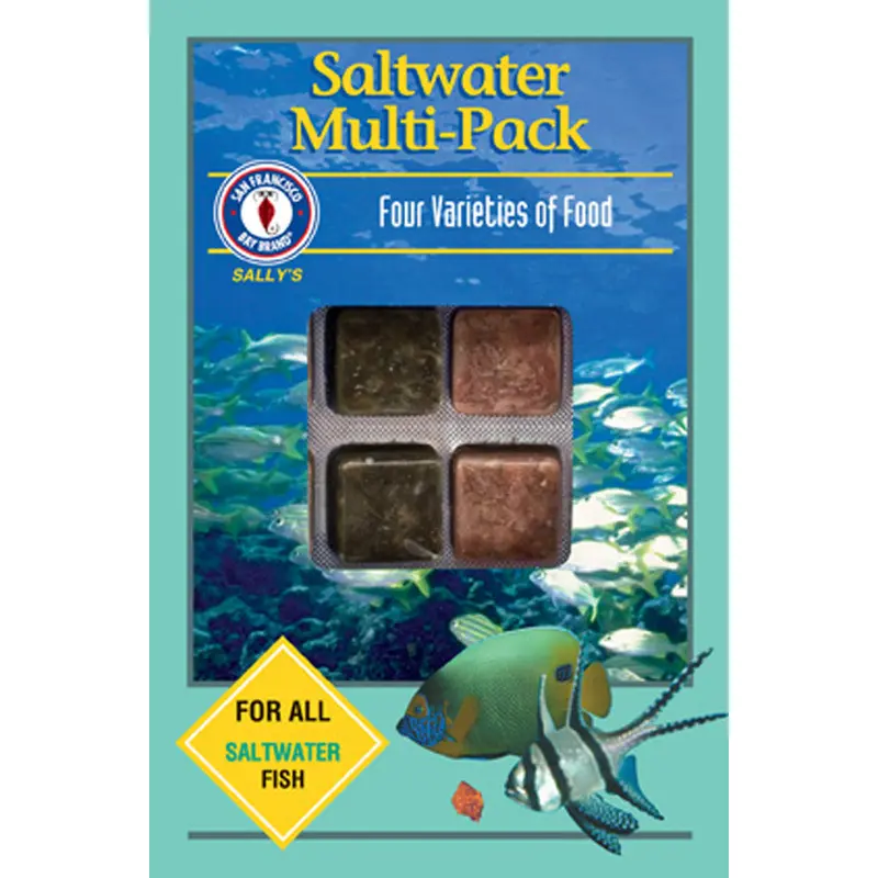 San Francisco Saltwater Multipack Frozen Fish Food 3.5 oz SD-5