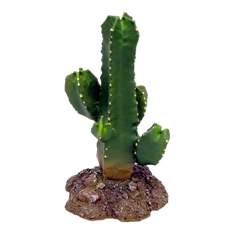 Weco Wecorama Badlands Tetragonus Cactus Terrarium Ornament Brown, Green 5.6 in