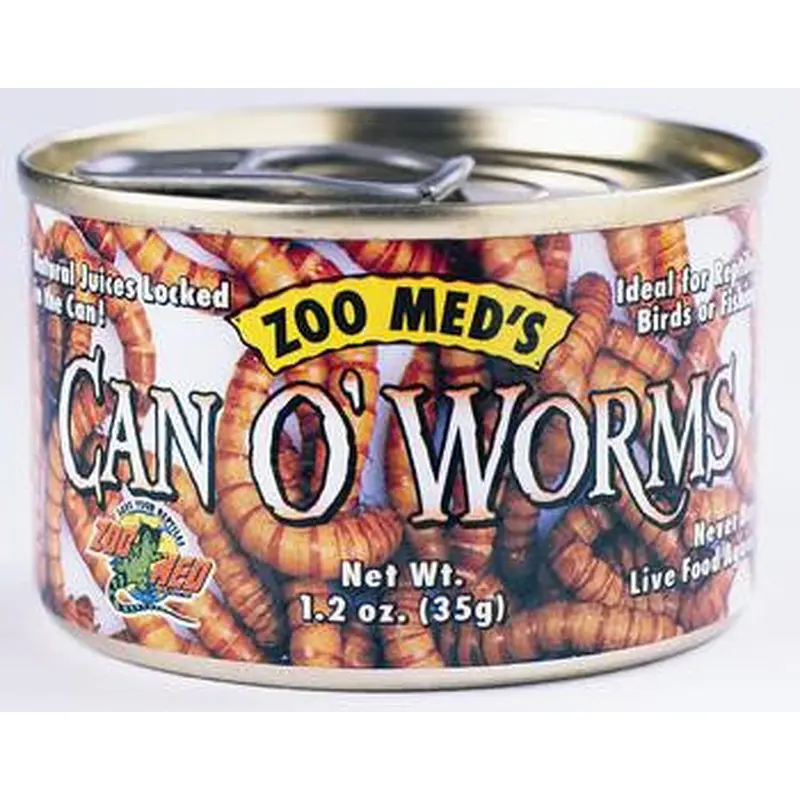Zoo Med Can O' Worms Reptile Wet Food 1.2 oz