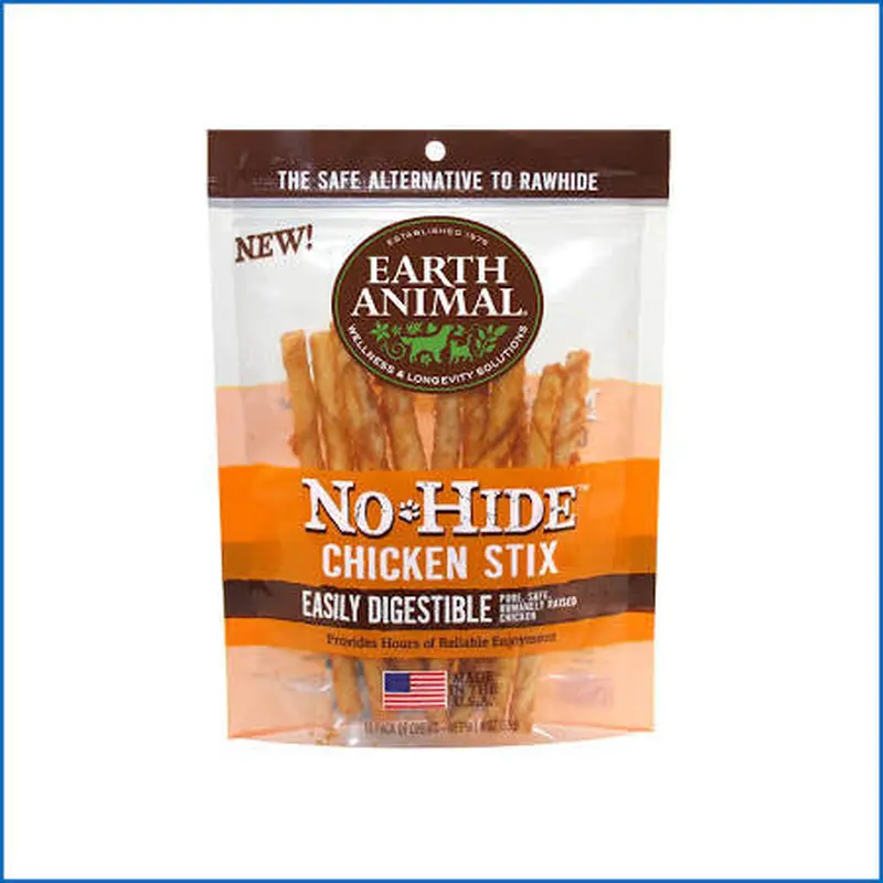 Earth Animal Dog No Hide Chicken Small 10pk 