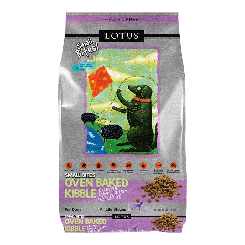 Lotus Dog Grain Free Small Bite Lamb Turkey 10lb 