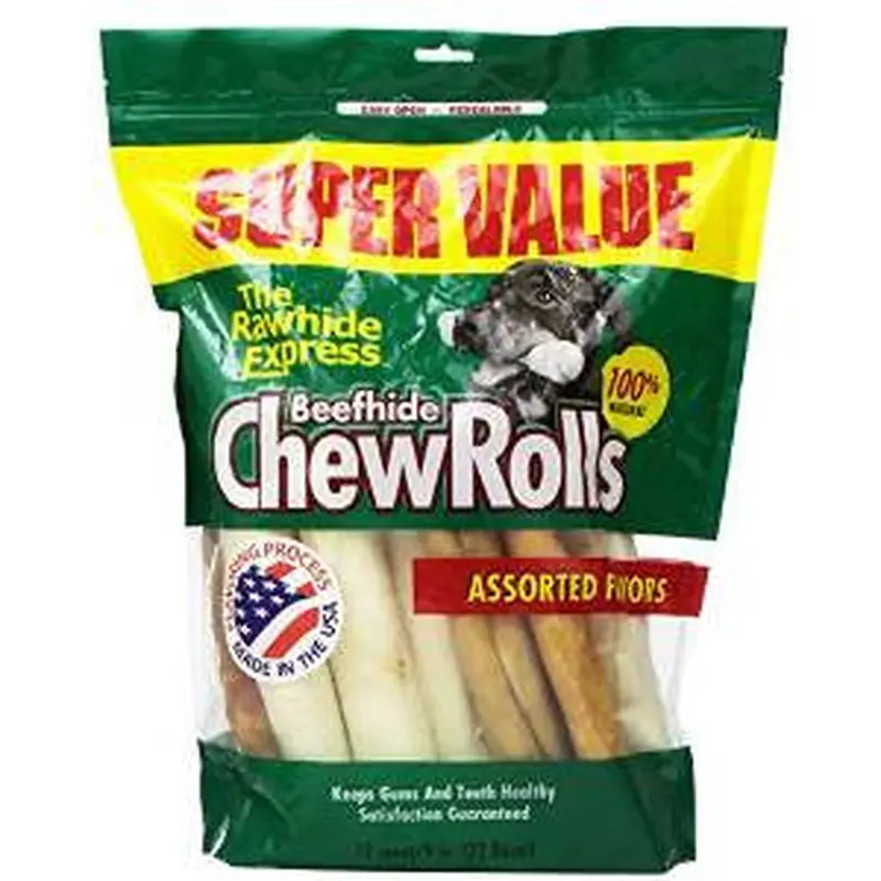 Rawhide Express Value Pack Assorted Rolls 9-10" (12 ct.) 