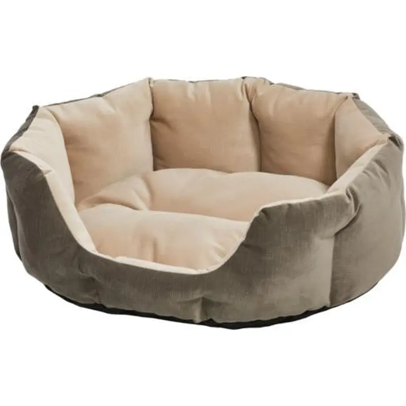 Midwest Quiet Time Deluxe Pet Tulip Bed Gray Small 