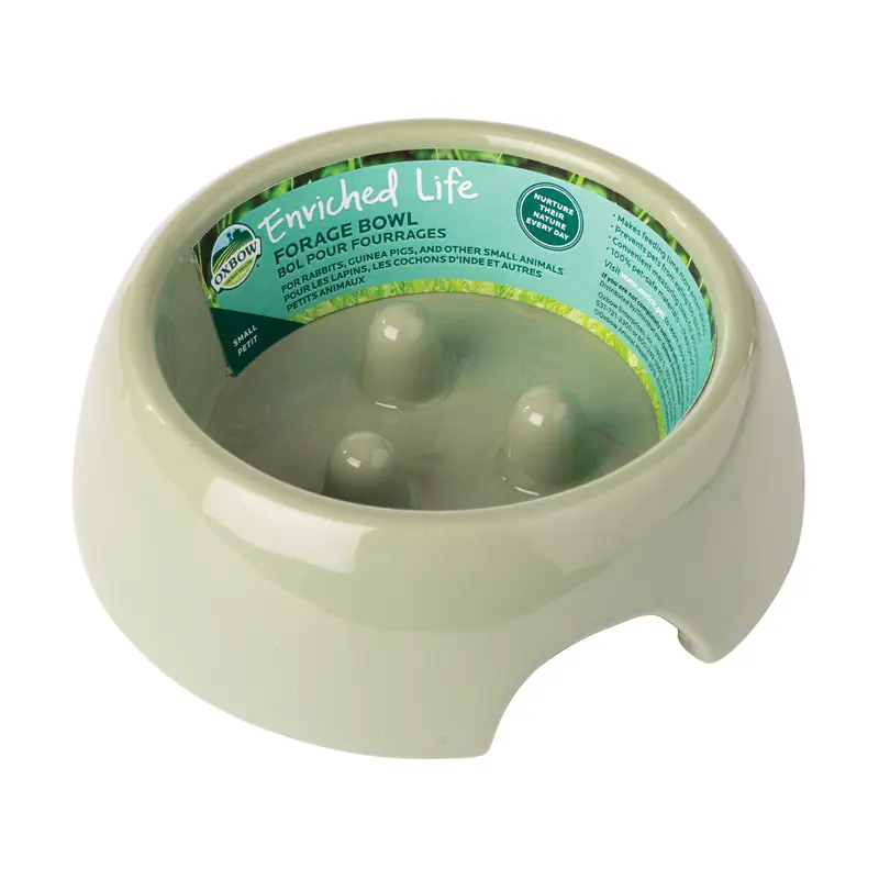 Oxbow Animal Health Enriched Life Forage Small Animal Bowl Tan SM