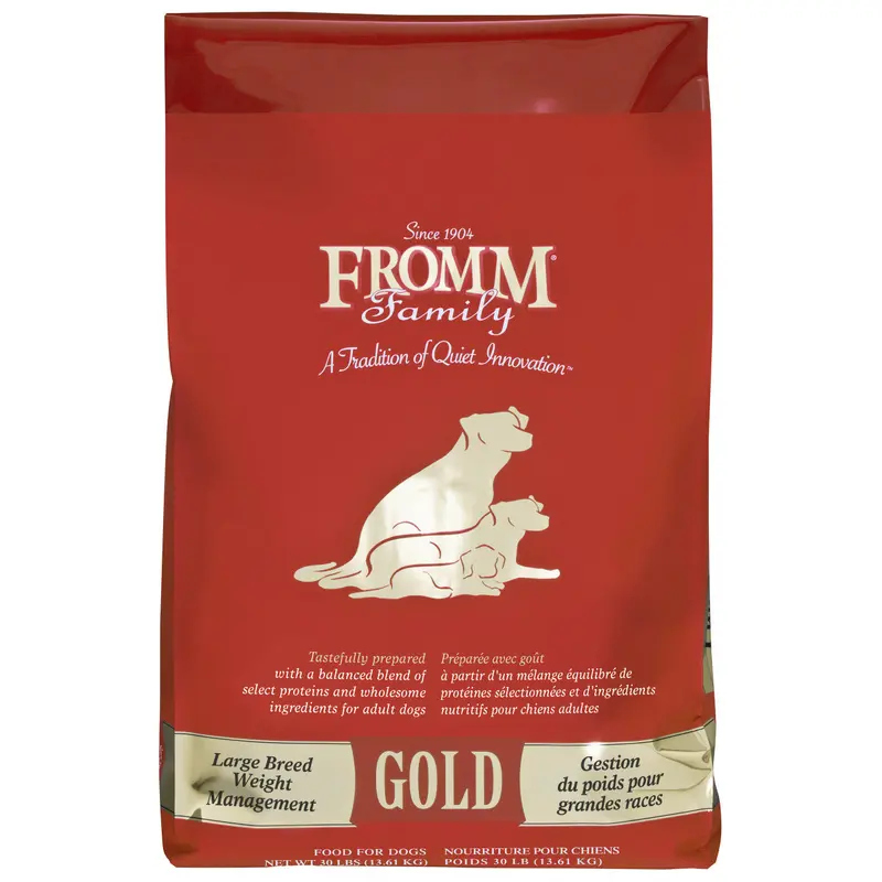 Fromm Large Breed Weight Management Gold Dog Food 30 lb