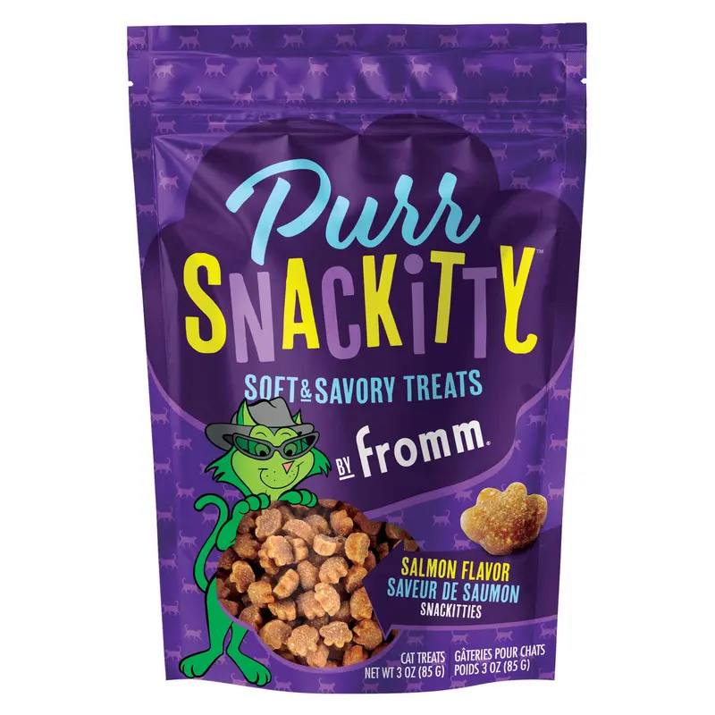 Fromm Salmon Flavor Snackitties Cat 3 oz