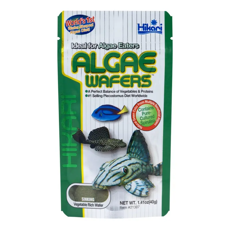 Hikari Algae Wafers Rapidly Sinking Wafer for Algae Eater Fish 40gm