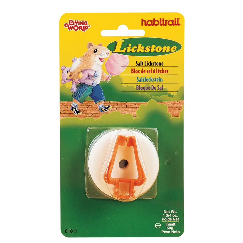 Living World Hamster Salt and Mineral Lickstone - 1.8oz 61011