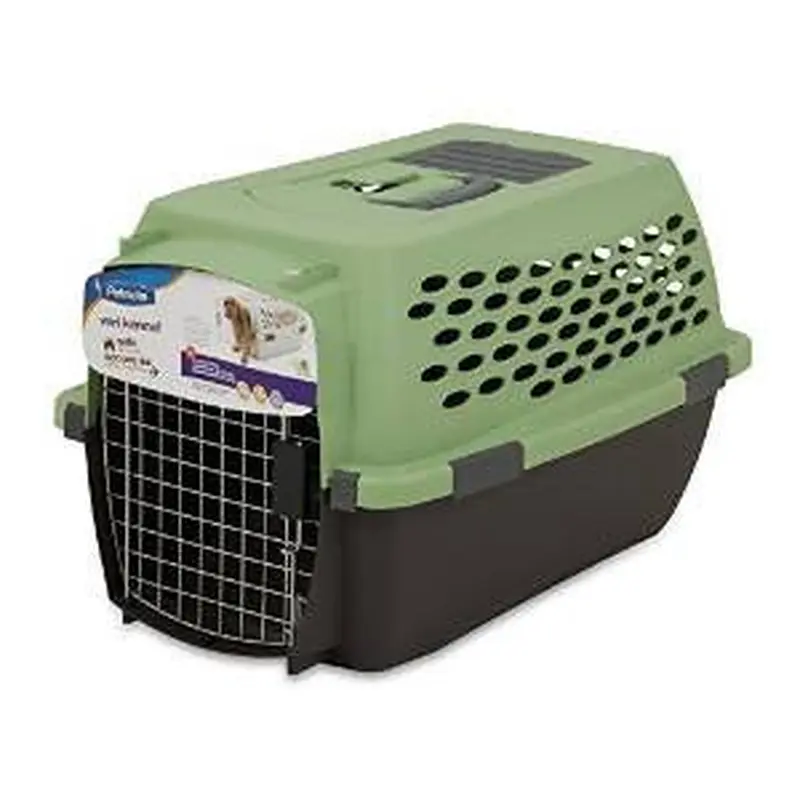 Petmate Vari Kennel Pearl Raspberry/Black 24" 15-20lb 