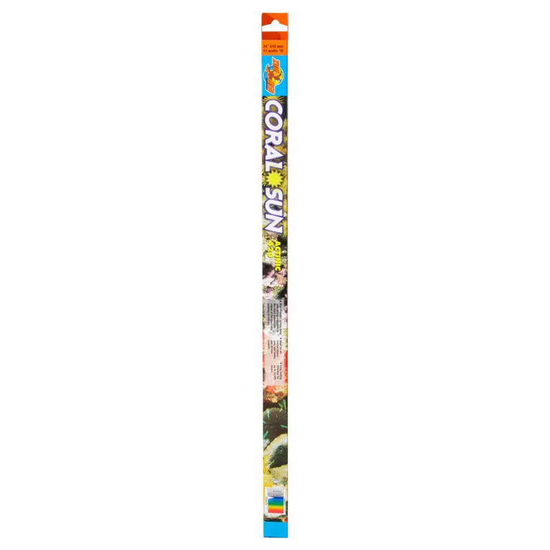 Zoo Med Coral Sun Actinic 420 T8 Lamp Blue 24 in