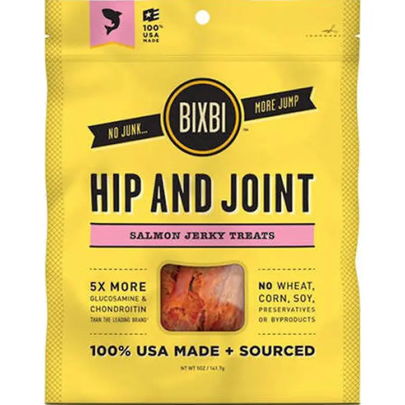 Bixbi Dog Hip & Joint Salmon Jerky 10oz 