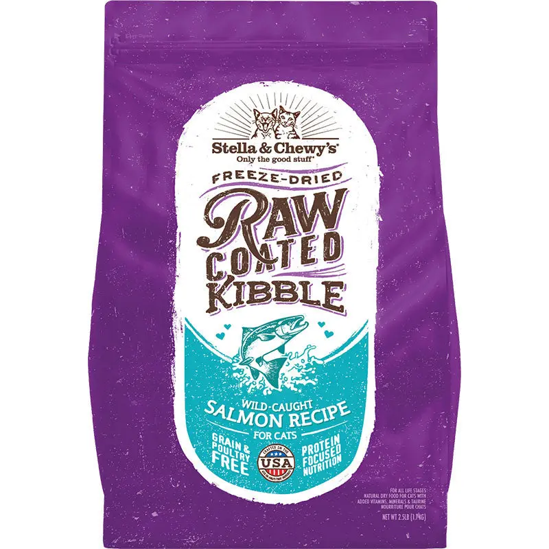 Stella & Chewy's Cat Raw Coated Salmon 5lb 