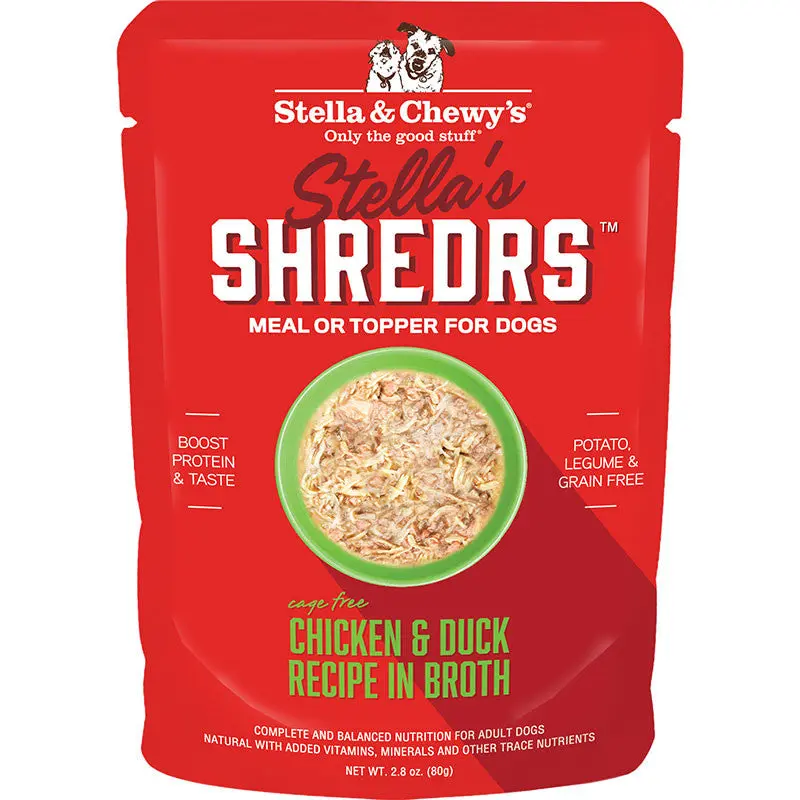 Stella & Chewy's Dog Shredrs Chicken & Duck 2.8oz